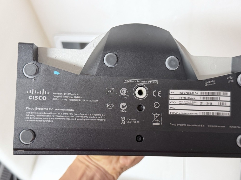 Cisco TelePresence SX20 Codec Video Teleconferencing System