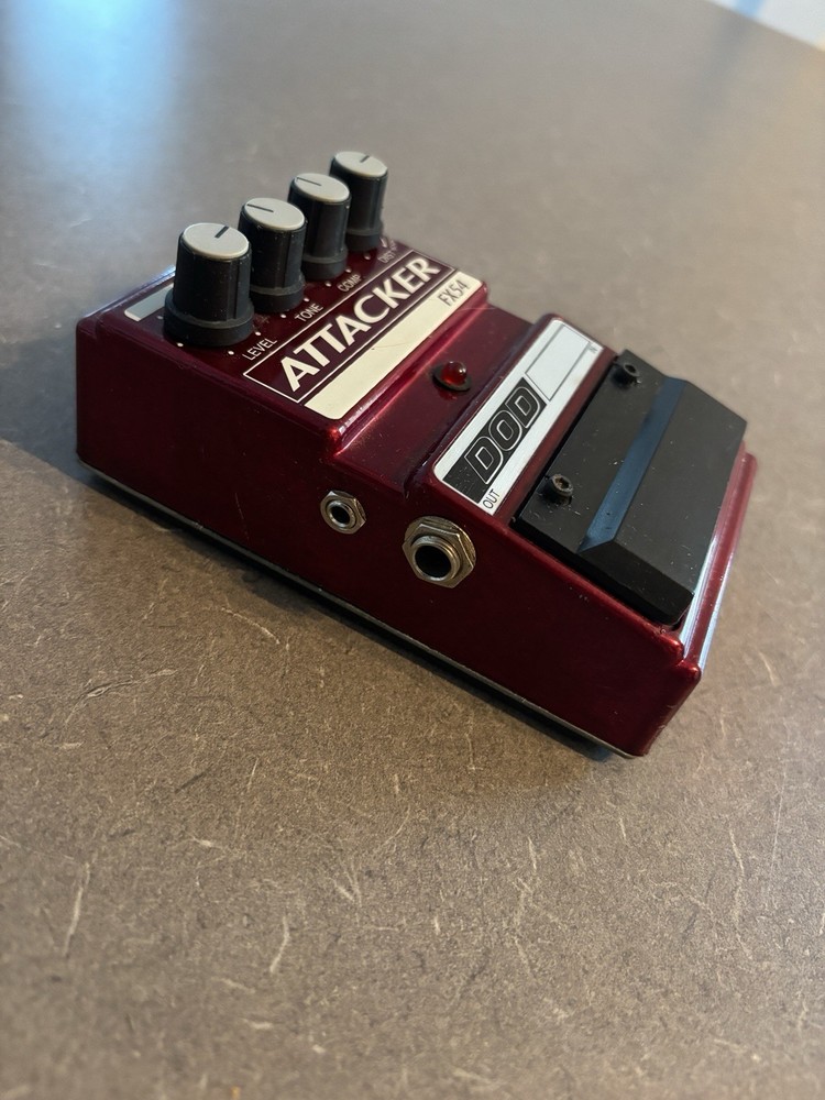 Vintage DOD Attacker FX54 FX-54 Compressor Distortion Guitar Effects Pedal