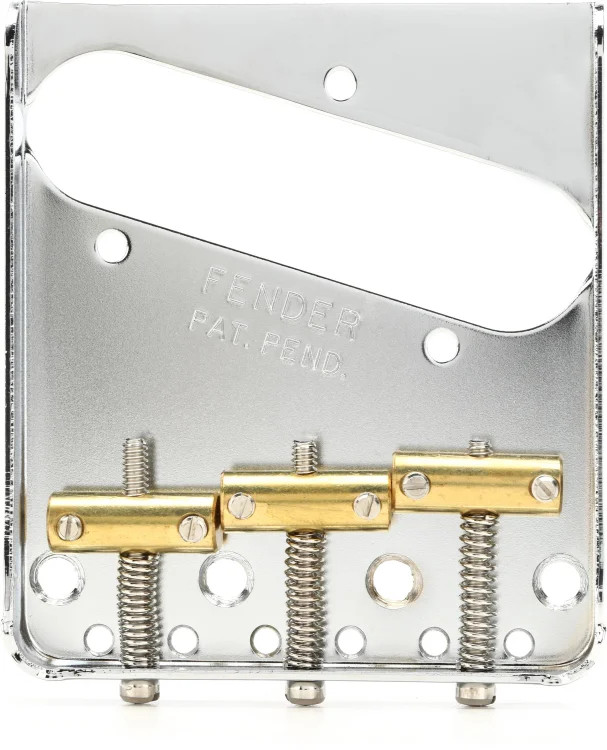 Fender 3-saddle American Vintage Telecaster Bridge Assembly - Chrome