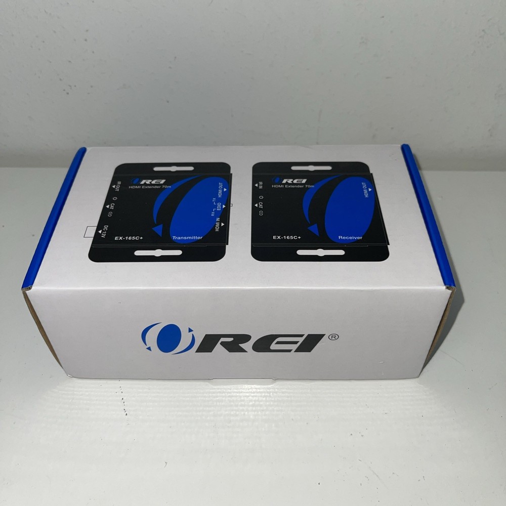 New in Box  OREI EX-165C+ HDMI EXTENDER 70M TRANSMITTER / RECEIVER