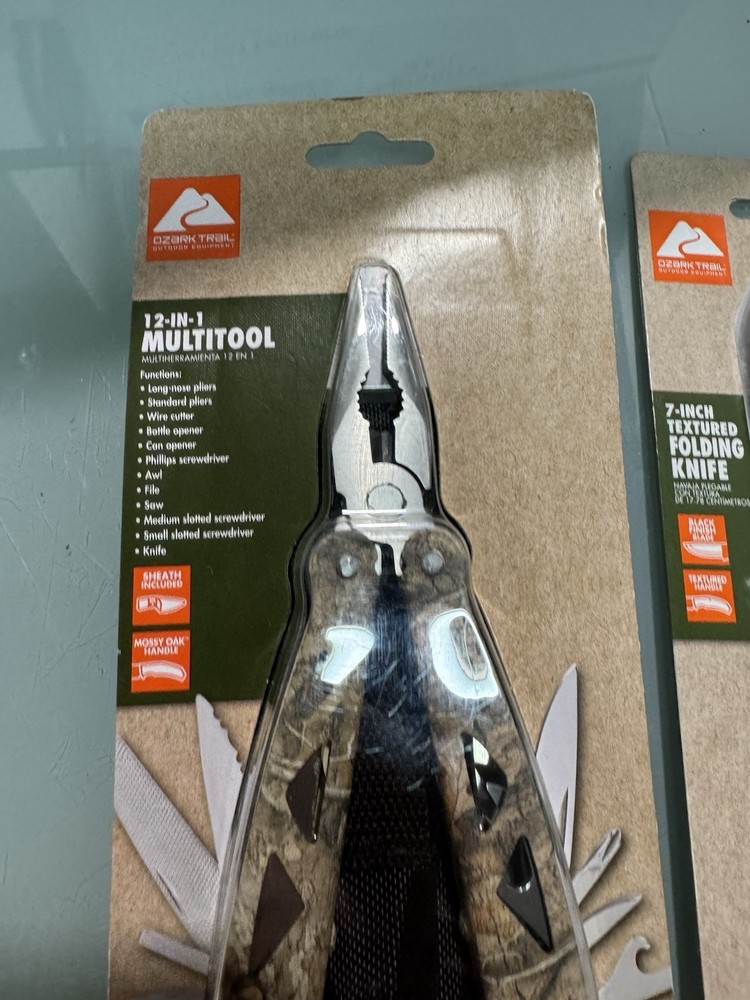 Ozark Trail 12-IN-1 Multitool And Folding Knife