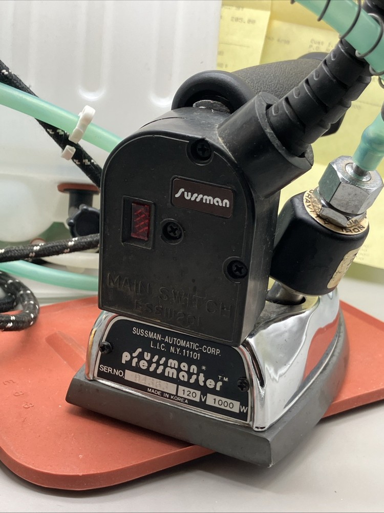 Sussman Pressmaster Vtg Steam Iron