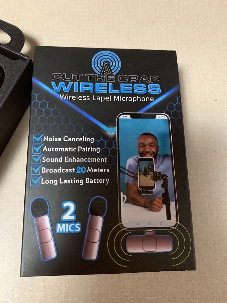 Wireless Lapel Microphone for Iphone/Ipad