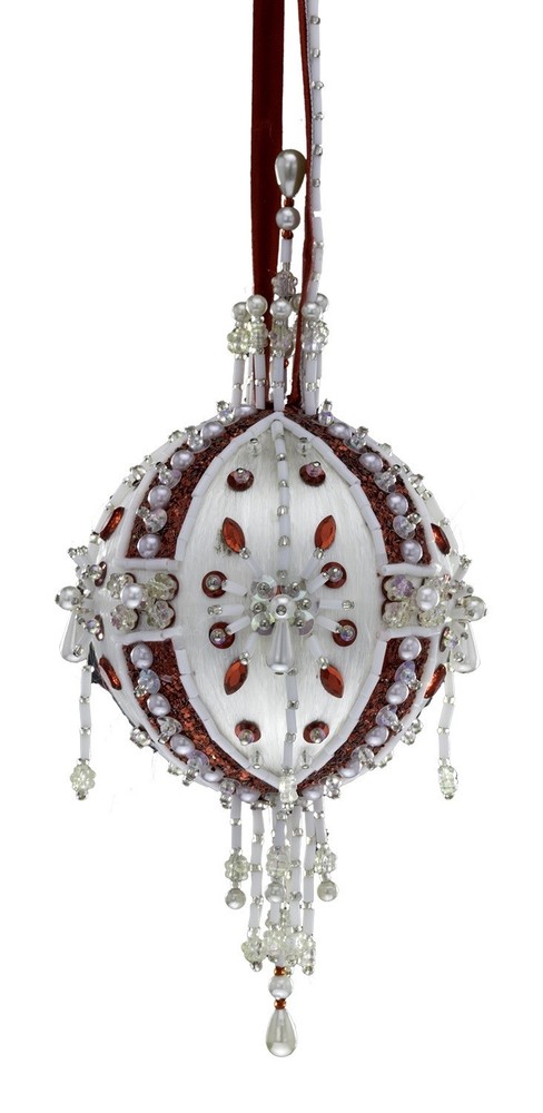 The Cracker Box Arabesque (Emerald Ball with Silver Accents)