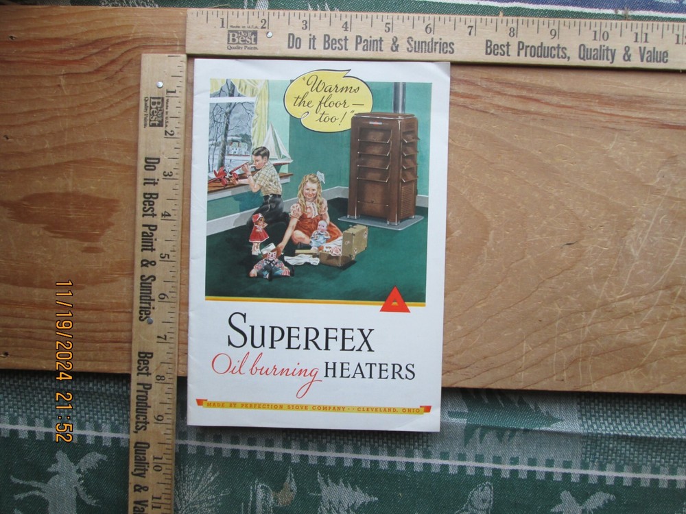 superfex oil burning heaters cleveland OH Catalog Brochure