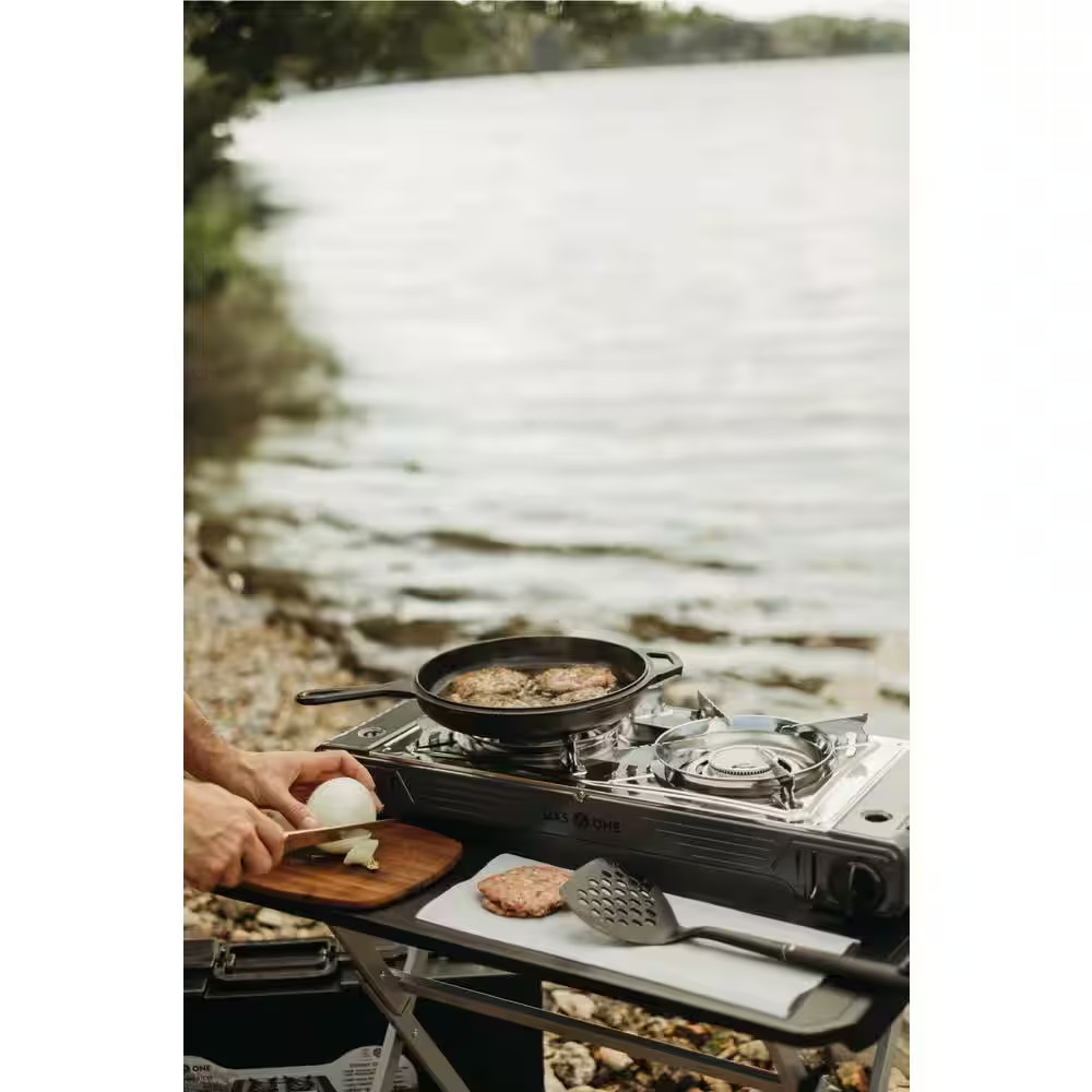Portable 2-Burner Butane Camp Stove