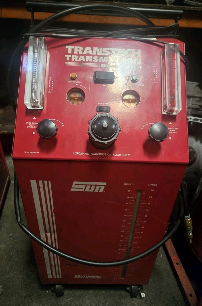 SUN TRANSTECH TRANSMISSION SERVICE SYSTEM MOTOR VAC TECHNOLOGY FLUID EXCHANGE...