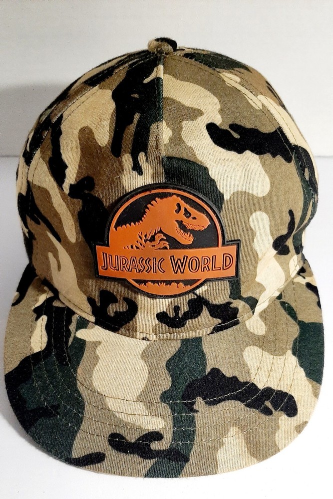 Jurassic World One Size Snapback Cap Camouflage  Baseball Hat