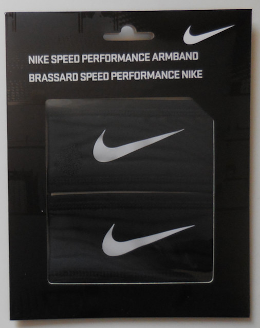 Nike Speed Performance Armbands Black/White One Pair