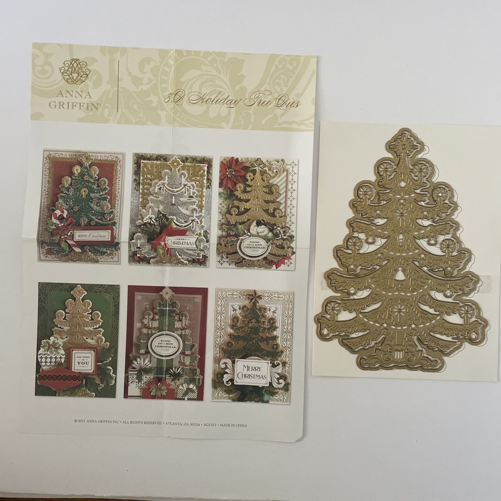 Anna Griffin 3D HOLIDAY TREE DIES