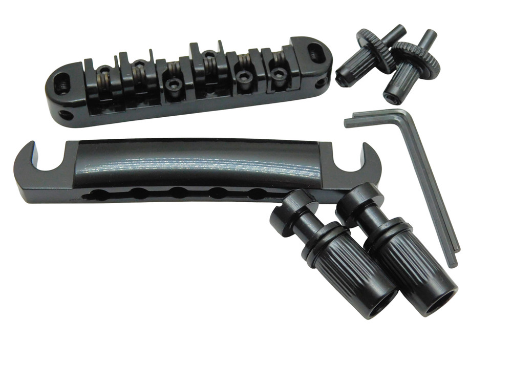 Black Roller Saddle TOM Bridge with Stop Tail SMALL POST