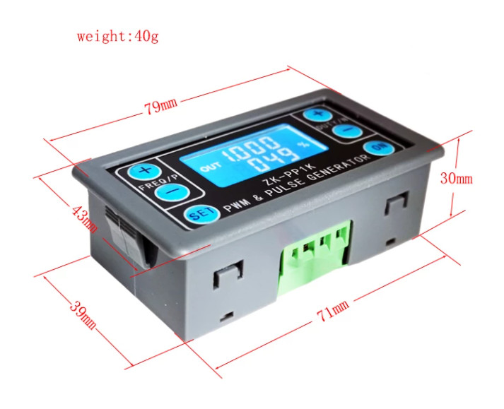 PWM Signal Generator Module Adjustable Pulse Frequency Duty Cycle Square Wave GL