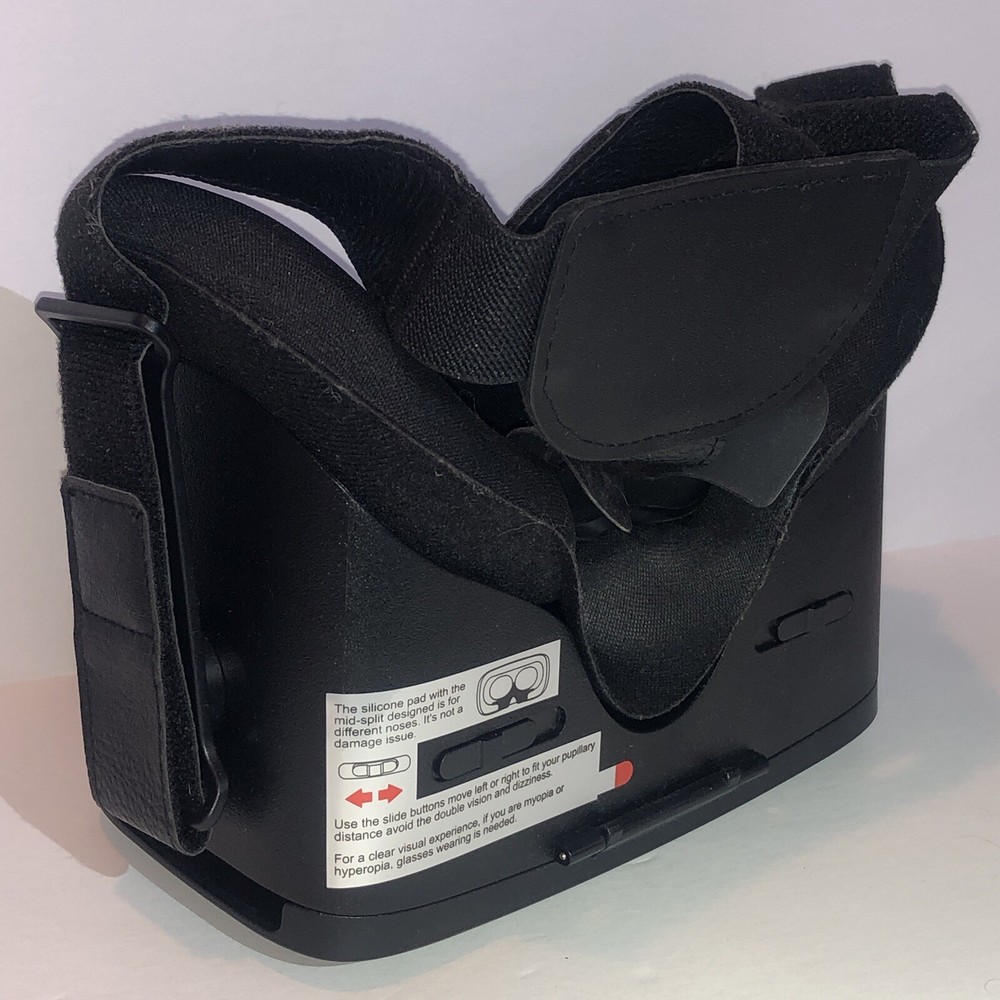 DESTEK V5 VR Headset/iPhone 13/12/11 /Samsung/Android with Controller/Black