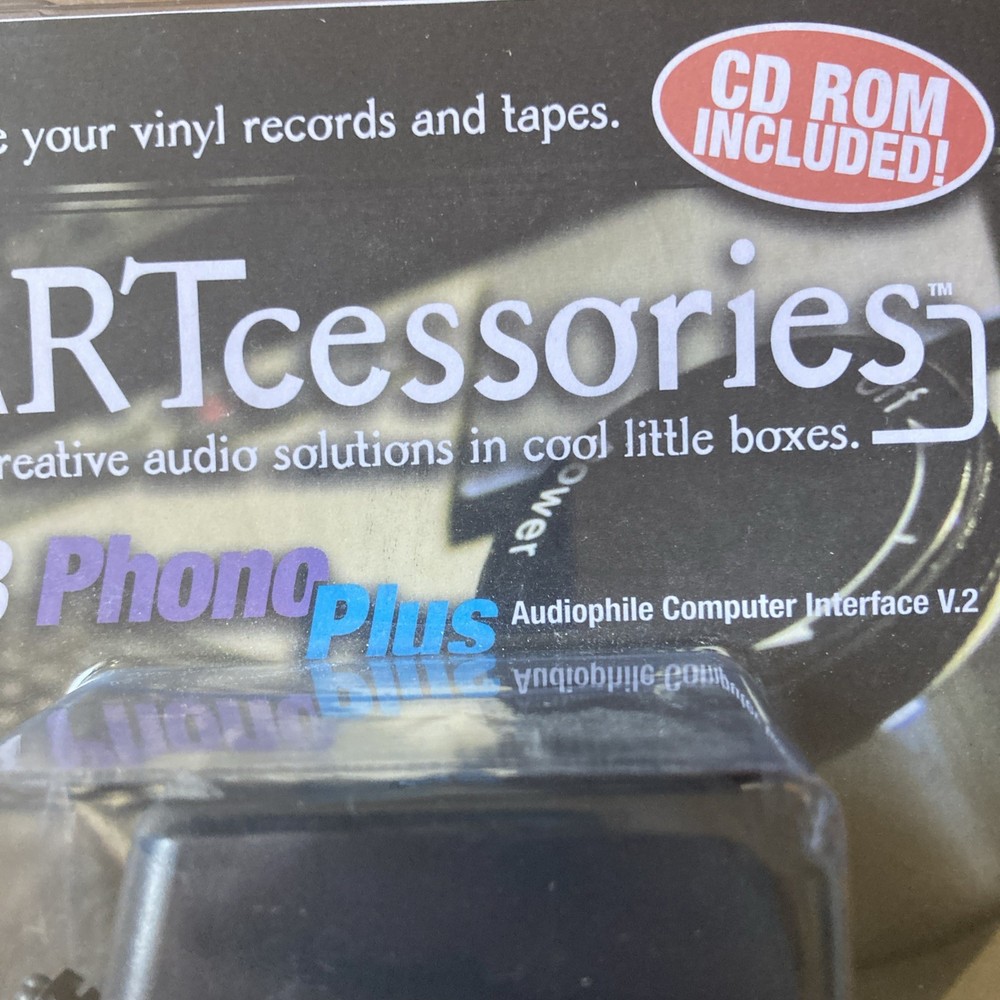 (C) ARTcessories USB Phono Vinyl Records Transfer Computer Interface