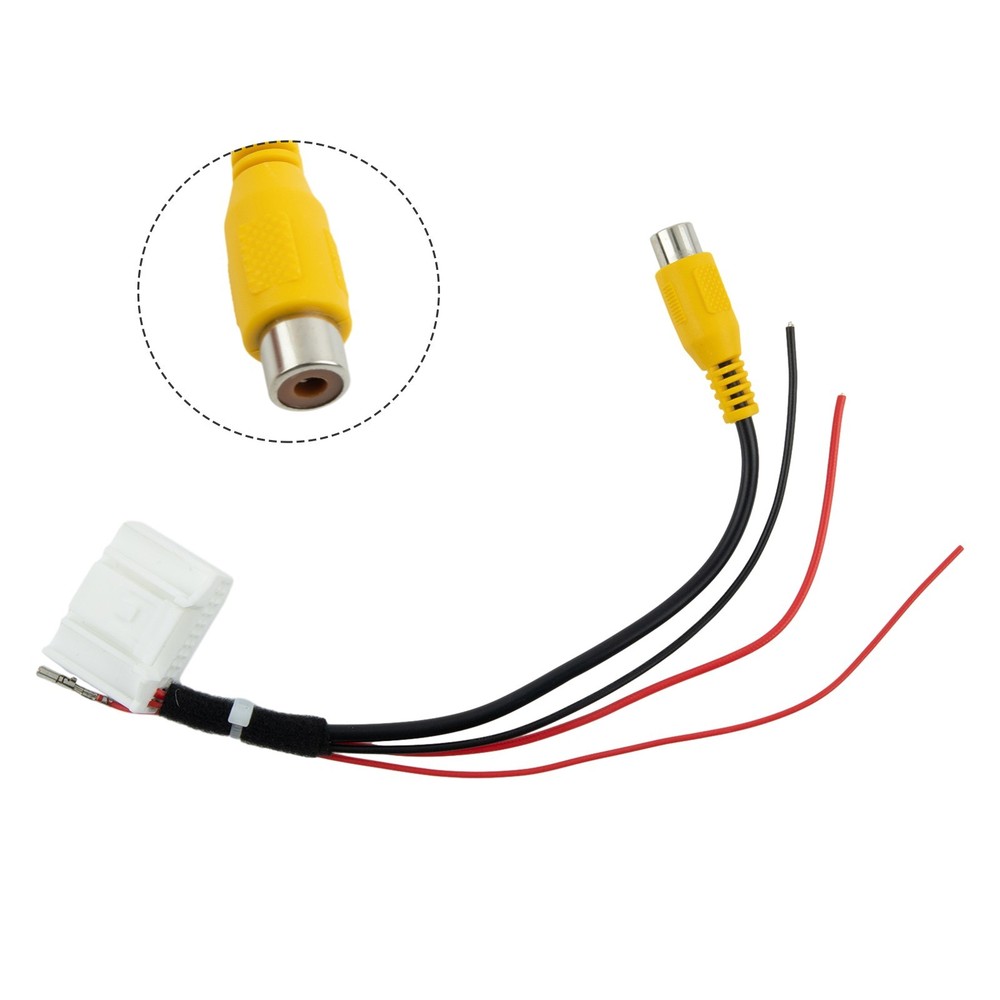 For Toyota Rearview Backup Camera Video Harness Adapter Cable 24pin Replace