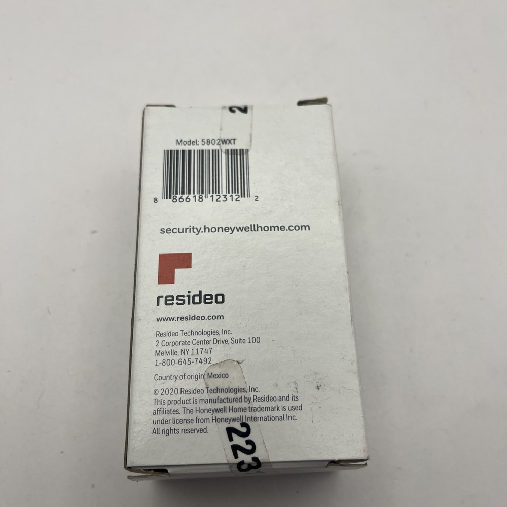 Honeywell 5802WXT Single-Button Wireless Personal Panic Transmitter - White