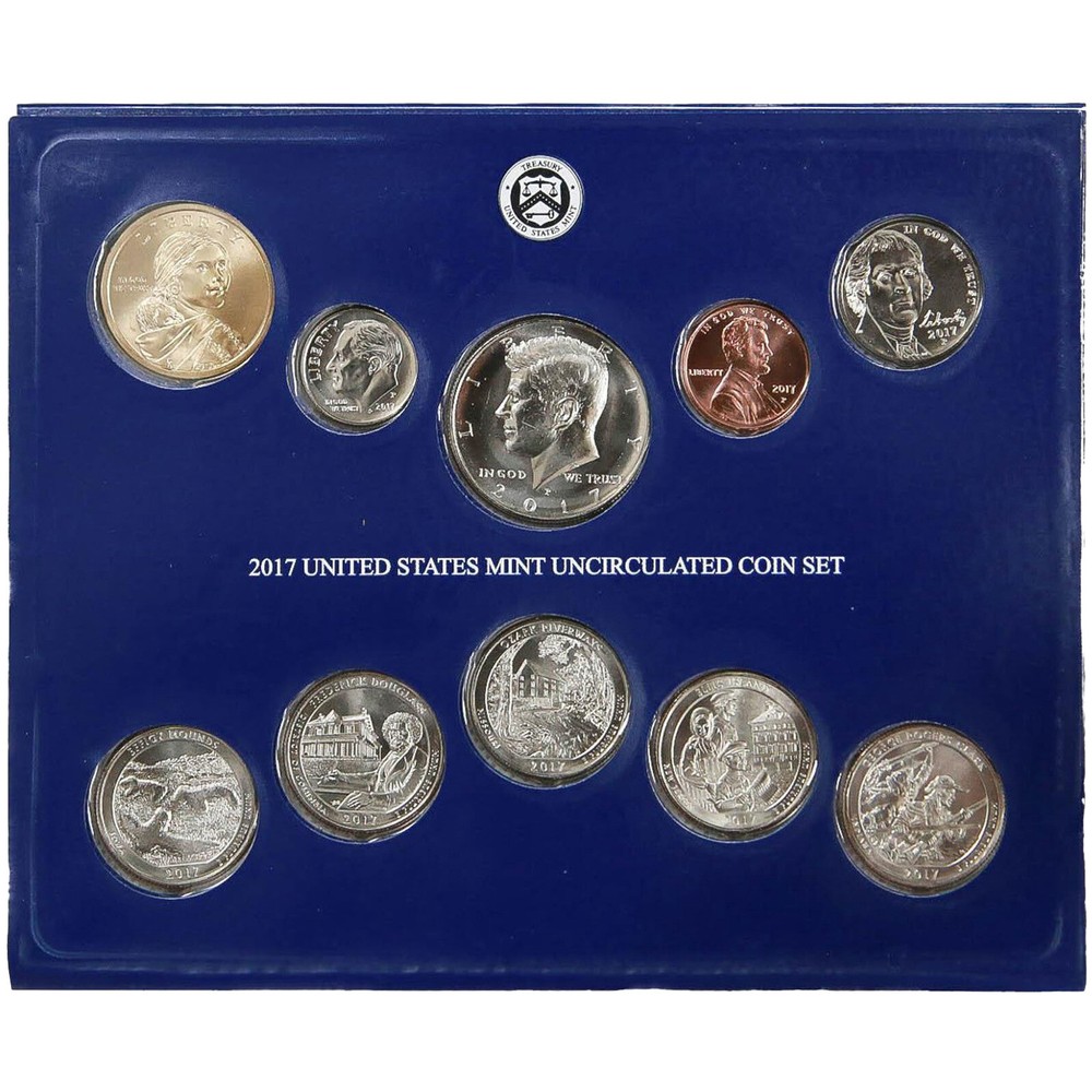 2017 Mint Set Original Plastic 20 BU US Coins BU