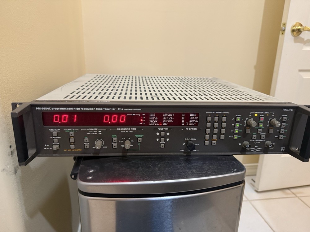 Philips PM 6654C programmable high resolution timer/counter 2ns single shot