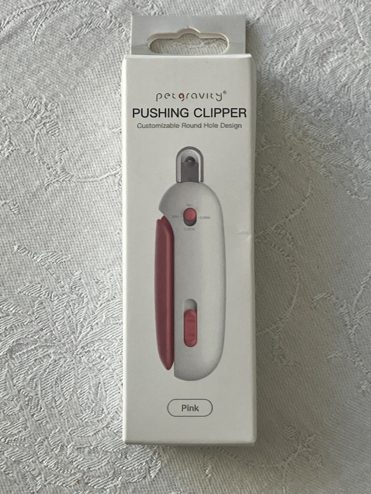 pet gravity PUSHING CLIPPER IN PINK COLOR