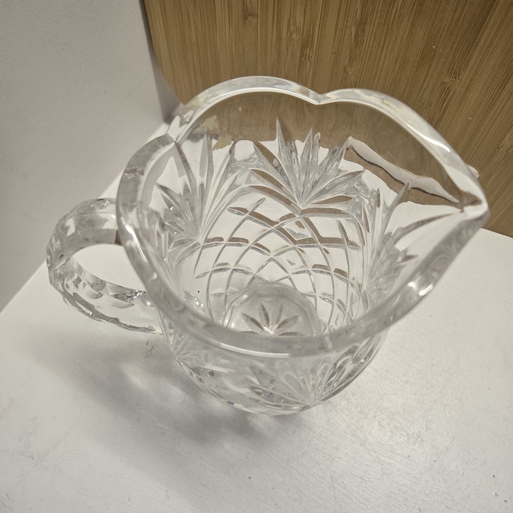 Hampton Hall by Noritake lead crystal 6" pitcher