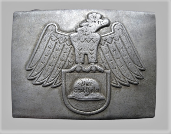 DER STAHLHELM GERMAN BELT BUCKLE