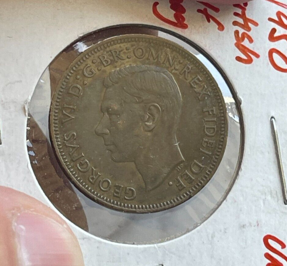 1950 Great Britain 1/2 Half Penny