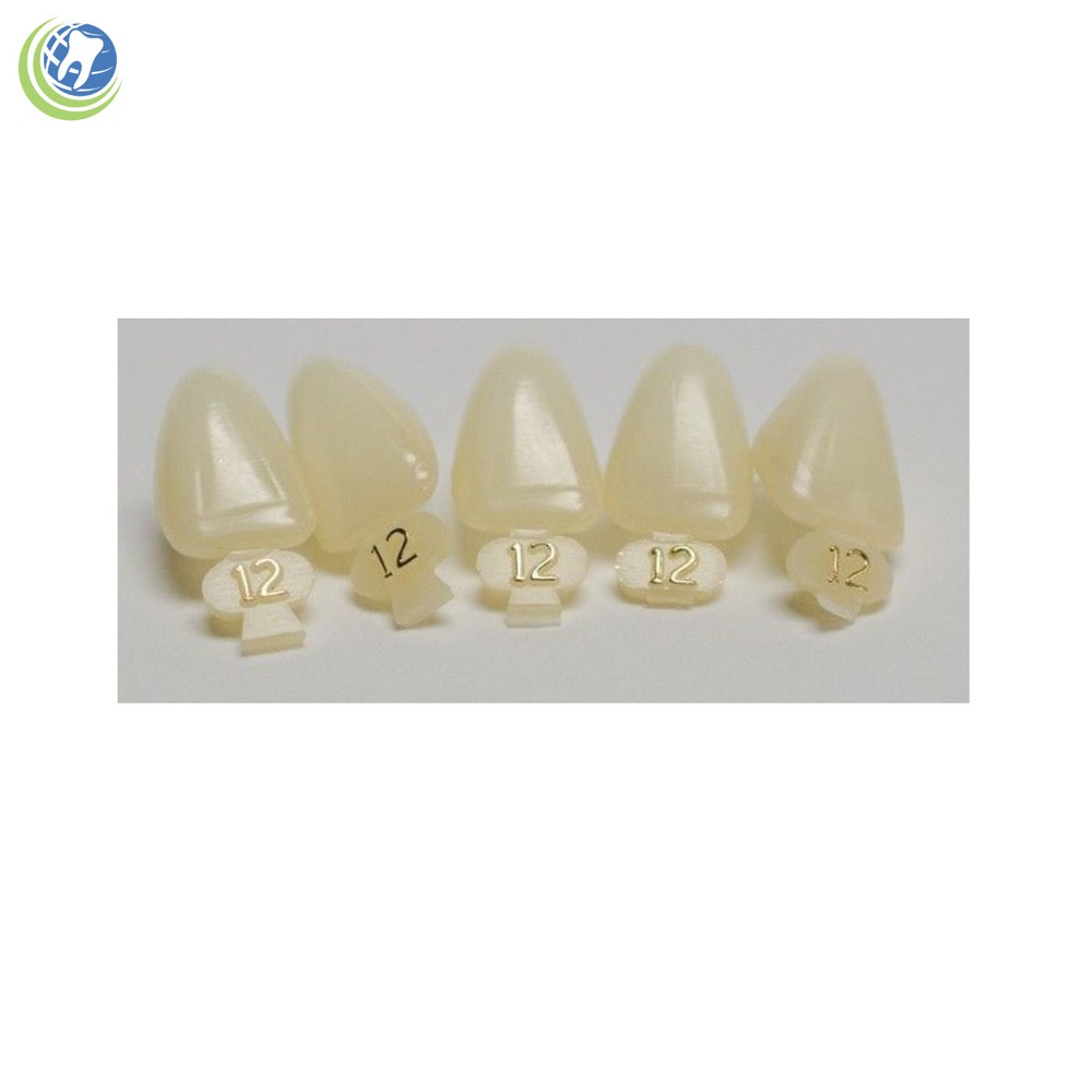 DENTAL POLYCARBONATE TEMPORARY CROWNS #12 (URC) UPPER RIGHT CENTRAL 5/PACK