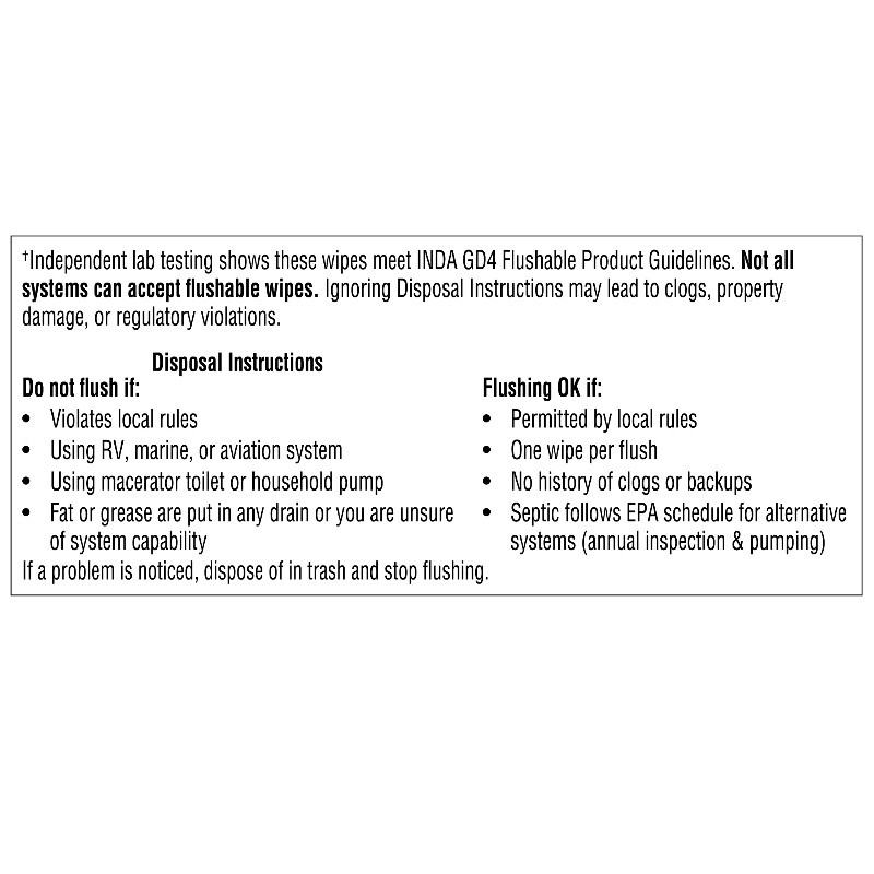 (3 pack) Great Value Fresh Scent Flushable Wipes, 10 Resealable Packs