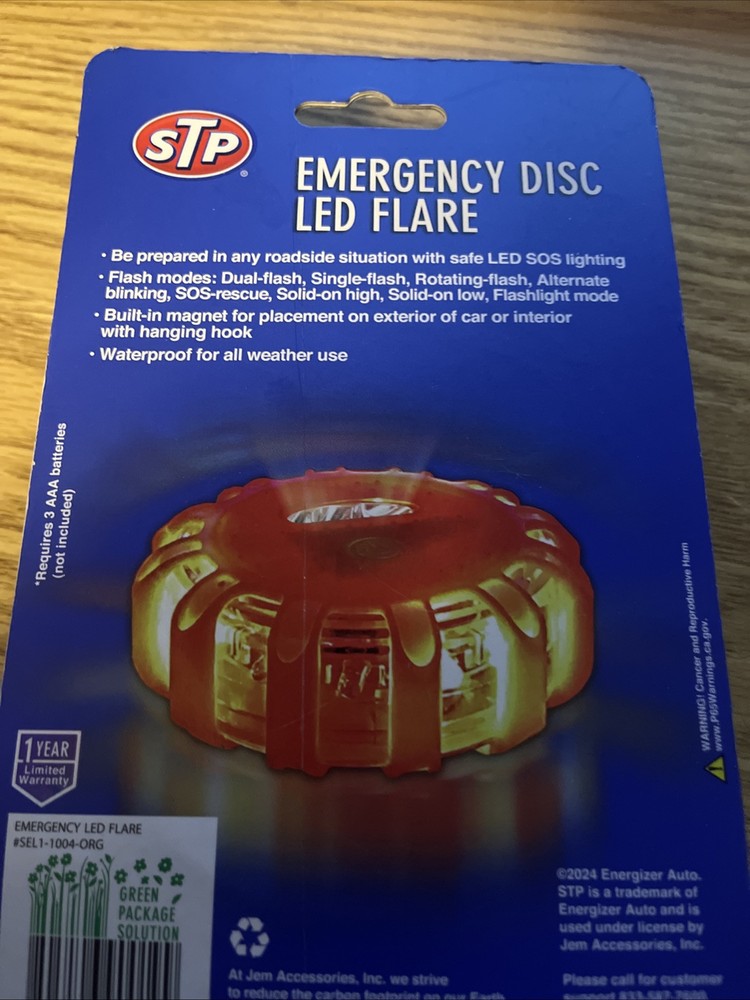 STP EMERGENCY DISC LED FLARE