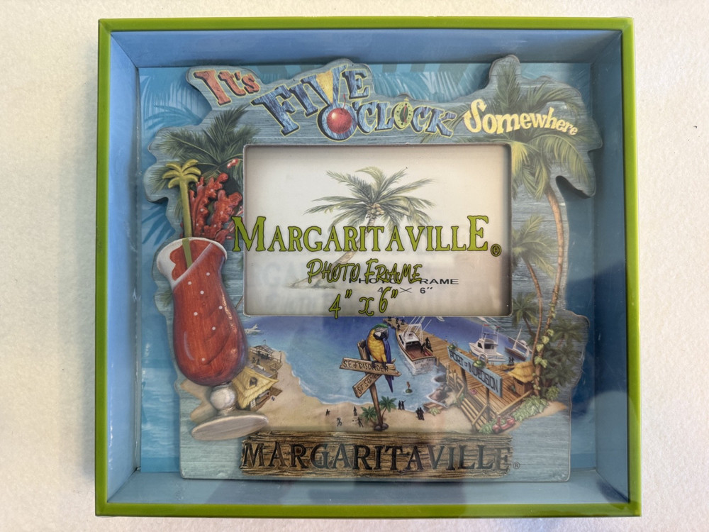 Magaritaville Photo Frame 4x6" It's Five O'Clock Somewhere