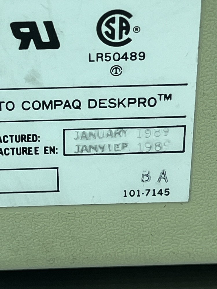 Compaq Deskpro TM DSM Type 12CQM30 Not Tested