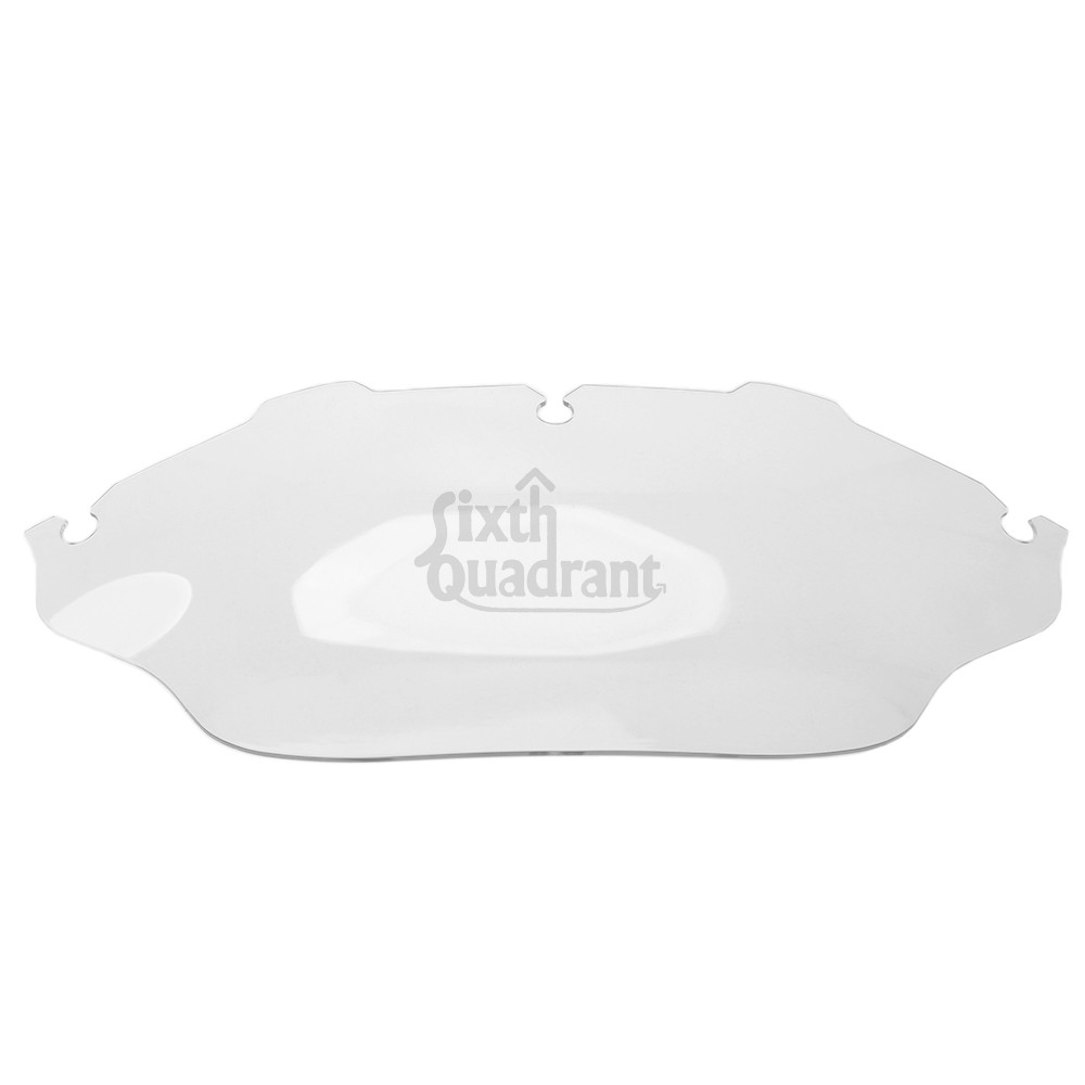 8" Clear Wave Windscreen Windshield For Harley Touring Electra Glide 1996-2013