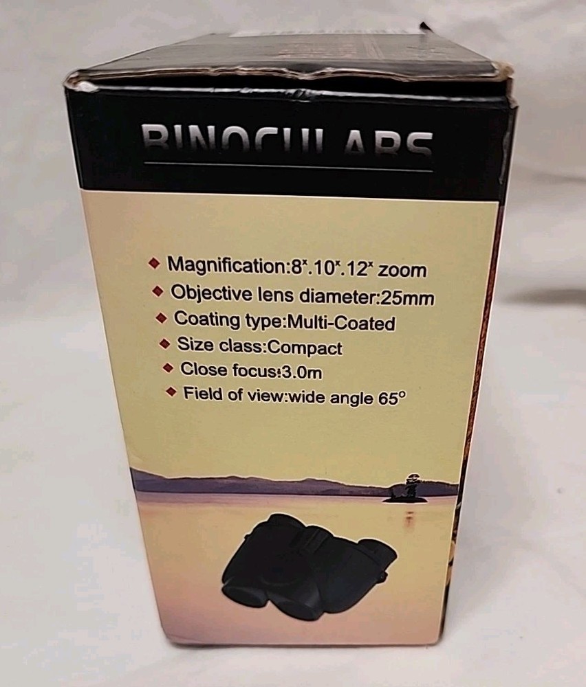 Binoculars magnification 8,10,12X zoom