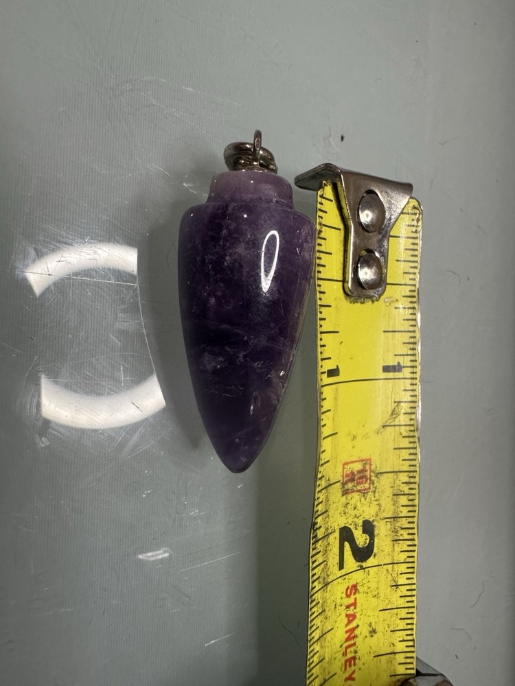 Amethyst Long Drop Pendulum