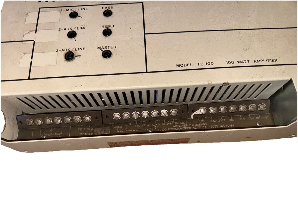 Bogen Model TU-100 100 Watt Amplifier