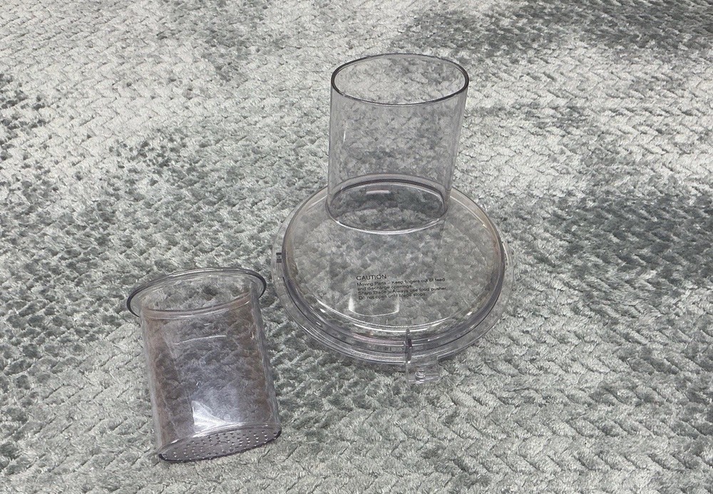 Braun 4177 Food Processor Lid w Pusher Clear Replacement