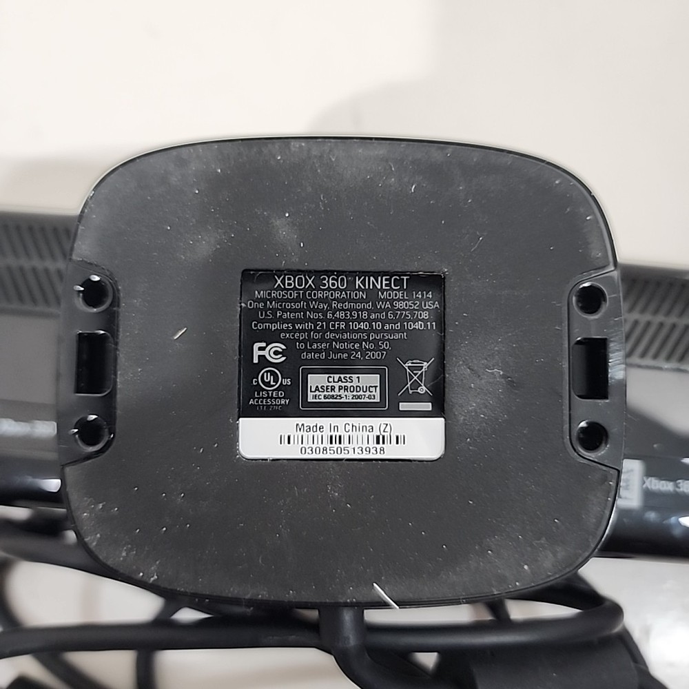 Microsoft Xbox 360 Kinect Sensor Bar Only Black Tested Working 1414