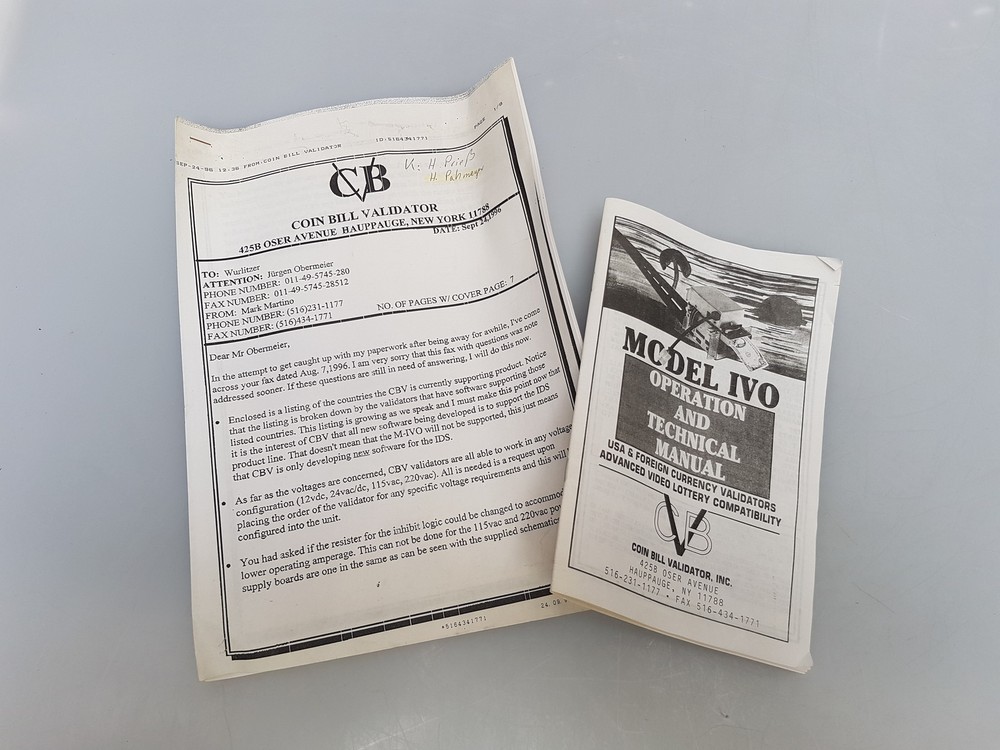Cvb Coin Bill Validator / Currency Validator Model Ivo