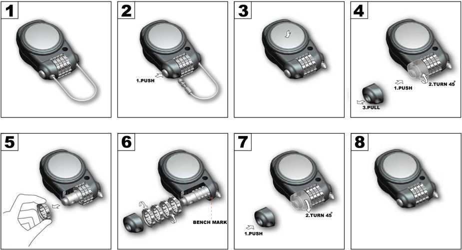 KS220 - Kappa Combination Cable Lock