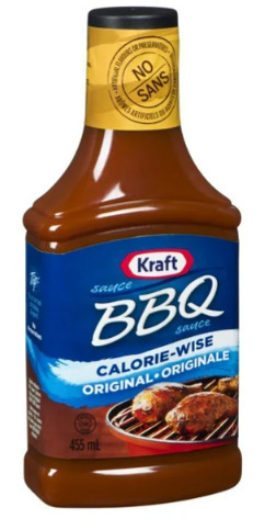 Kraft BBQ Sauce, Light, 455mL (2 Pack)