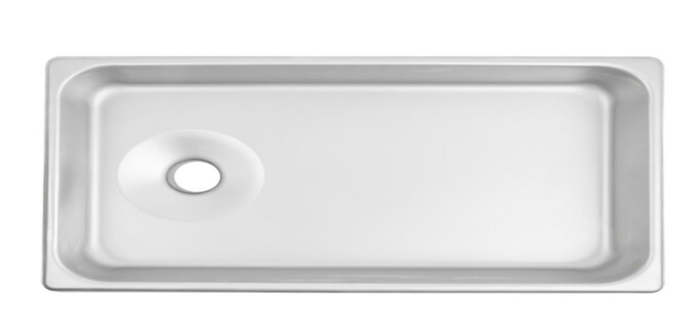 Hobart 12/22PN-SST Stainless Steel Rectangular Feed Pan