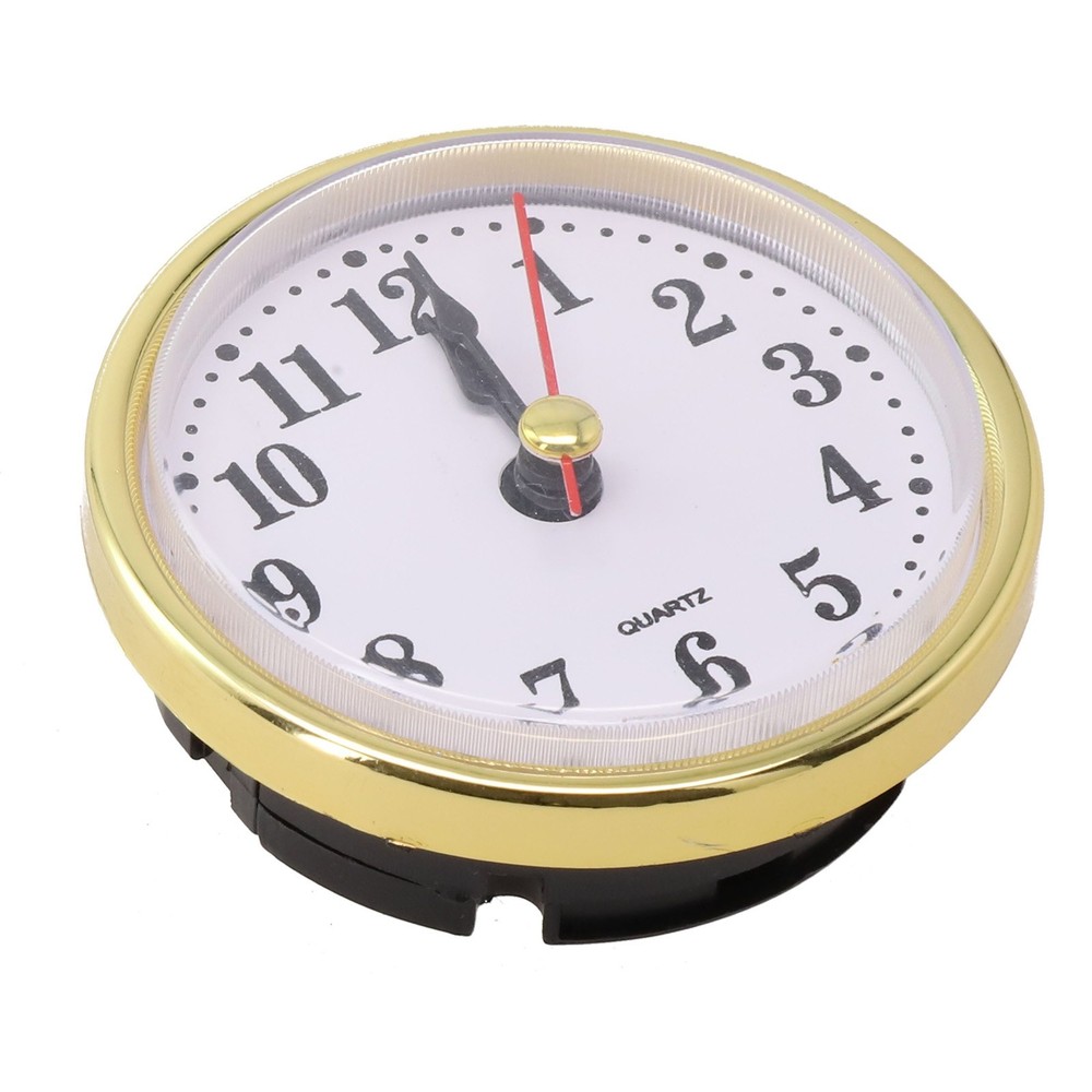 Perfectly Compatible Gold Arab Numerals Quartz Clock Movement Replacement 65mm