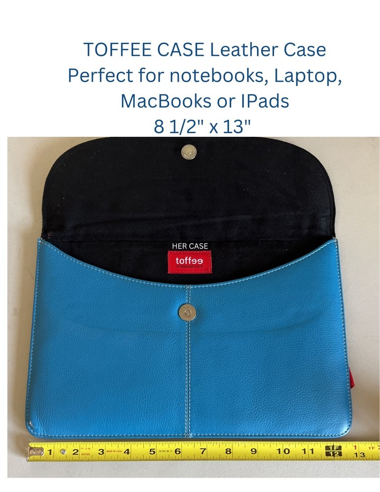 Toffee Case Teal Laptop Case - Gently used 