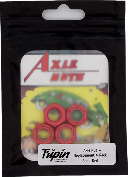 Tripin Axle Nuts Red Hail-N