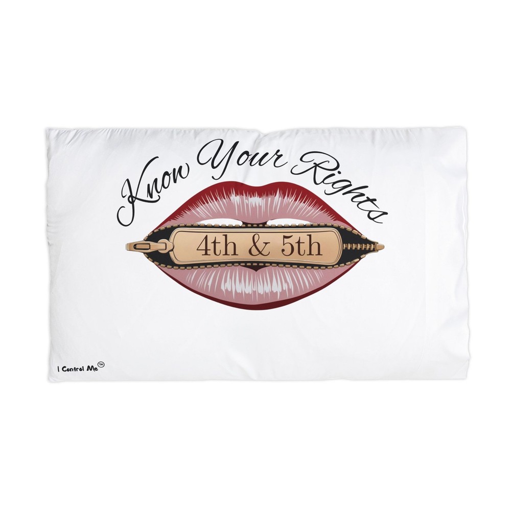 Know Your Rights Microfiber Pillowcase by I Control Me™