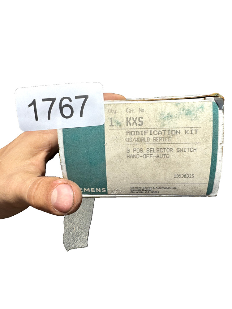 Siemens KXS Modification Kit 3 Position Selector Switch