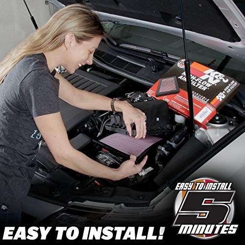 Engine Air Filter: High Performance, Premium, Powersport Air Filter: Fits