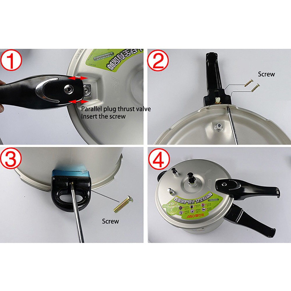 For Pressure Cooker 24 26 28 30 Accessory Universal Handle Grip With Screws