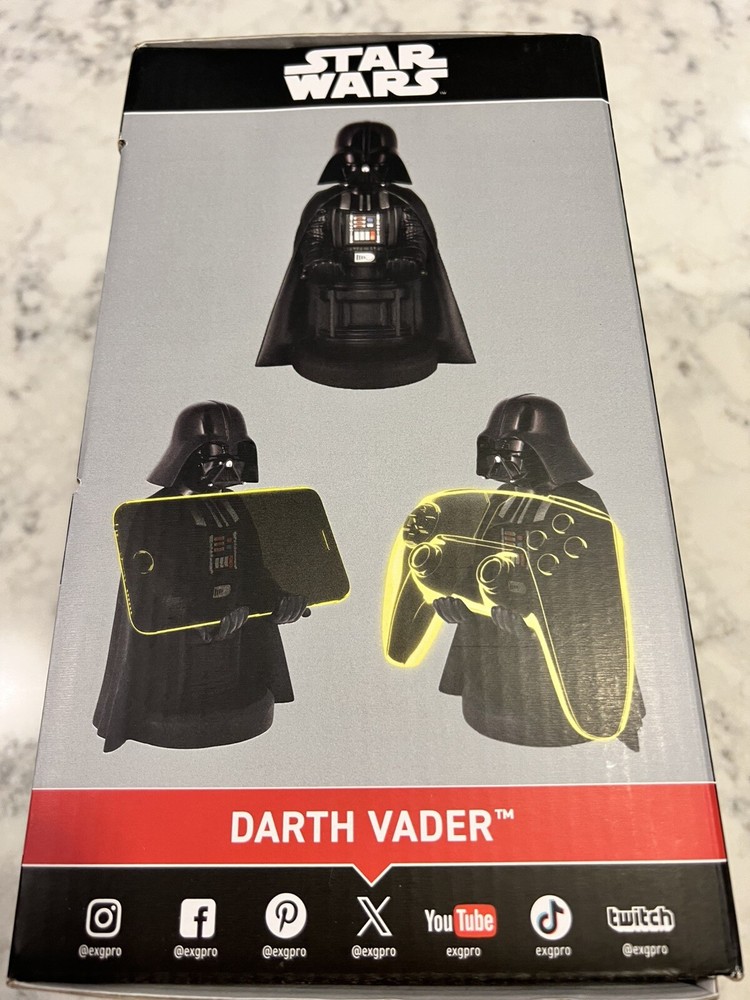 Star Wars Darth Vader Cable Guys Phone & Controller Holder, Device Stand NWIB
