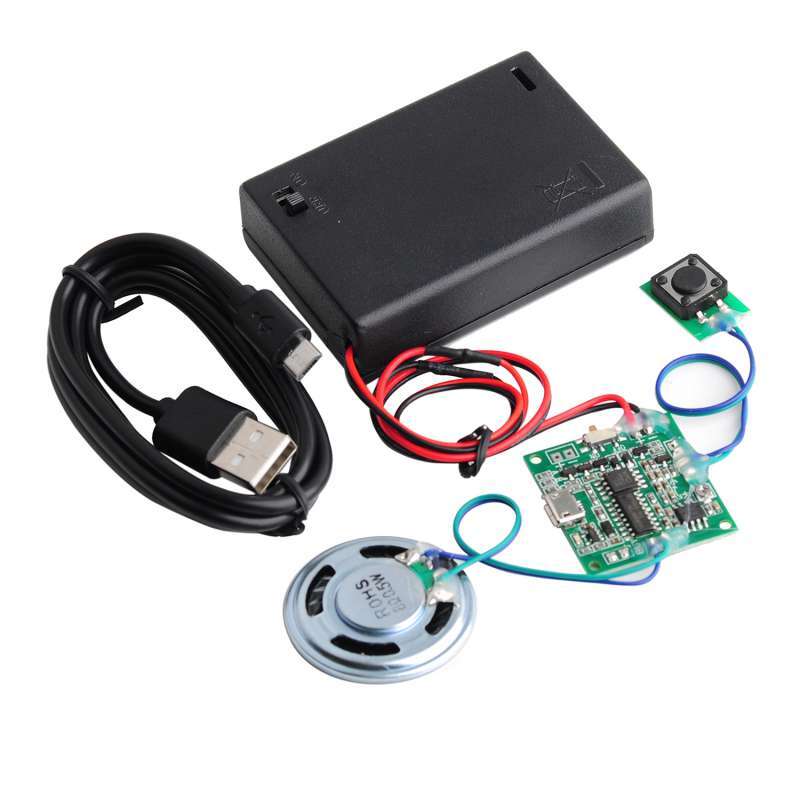 2X 8MB USB Sound Module - Button Control MP3/WAV Recorder for DIY Musical Crafts